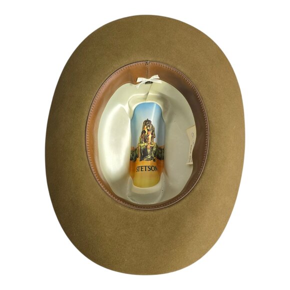 Stetson Range WF2050 4X Beaver Hat in Acorn 3" Brim Size 7 3/8 w/ Box Made USA - Picture 7 of 16